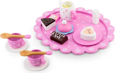 Obrázek produktu pro Kruzzel 26543 Dětský dřevěný čajový set, 16 dílů