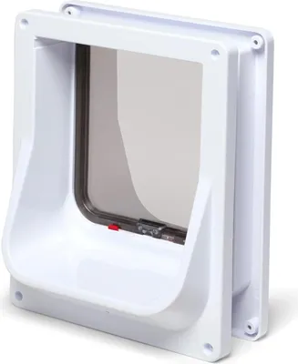 Produktbild von Elektromagnetisches Katzenklapp - B: 195 cm H: 242 cm weiß