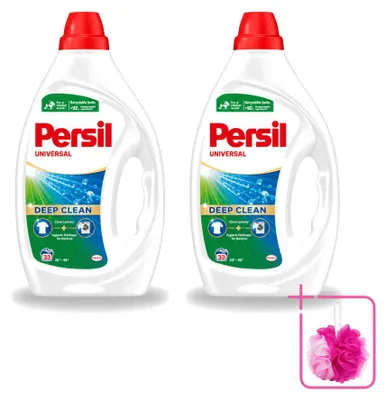 Produktbild von 2 x Persil Universal Gel Flüssigwaschmittel für Weißes und Buntes - Sparpackung - 2 Stücke