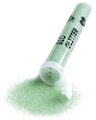 Produktbild von folia Glitter Röhrchen 10 g grün
