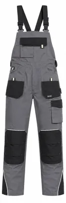 Produktbild von Arbeitslatzhose - Latzhose 50 - graue Latzhose - robuste Arbeitskleidung - COMMANDO