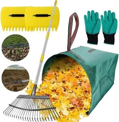 Zdjęcie produktu dla Grabie ogrodowe wachlarzowe do liści i trawy 610 mm ECO