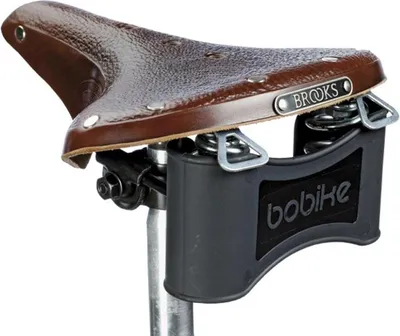 Produktbild von Bobike Sattelfederschutz Sattel mit klassischer Federung Einheitsgröße Schwar....