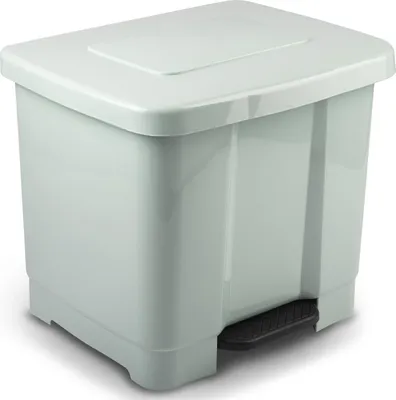 Produktbild von PlasticForte Treteimer - 2-Fach - mintgrun - 35L