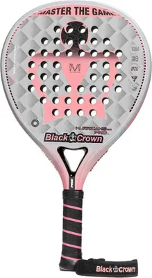 Immagine prodotto di Racchetta da padel Black Crown Hurricane Pro 2.0 da donna, argento  Da donna, argento, taglia unica