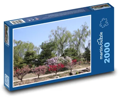 Produktbild von Puzzle 2000 Blühender Frühlingspark - martinpuzzle