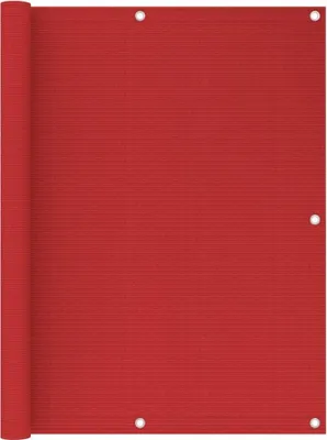 Produktbild von Balkon-Sichtschutz Rot 120x500 cm HDPE