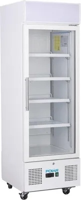 Image de Réfrigérateur à boissons Polar de 218 litres - refroidissement par ventilation forcée, verrouillable, blanc