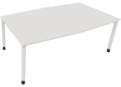Produktbild von Bespr.ti. Tonneau Vierfuß Rund B2000xT1000/1100xH680-820 ws/Weiß