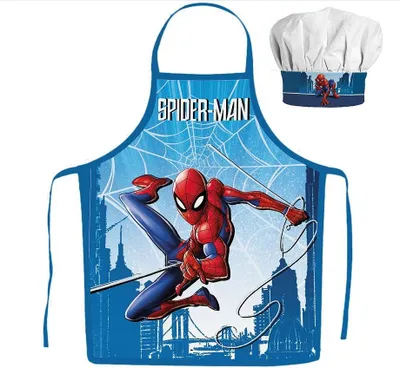 Produktbild von Spiderman Skyline Kinder Schürzenset 2-teilig