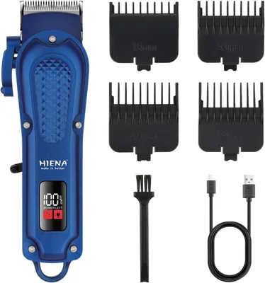 Produktbild von Haarschneidemaschine Herren Kabellose Schermaschine fürMänner Haarschnitt für Barber Clipper Wiederaufladbare Haarschneider für Haarschneider mit LED