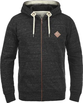 Produktbild von Solid SDCraig Herren Sweatjacke Kapuzenjacke Hoodie mit Kapuze Kordelzug Reißverschluss Kängurutasche Baumwollmischung Regular fit
