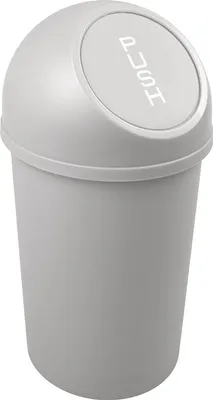 Produktbild von helit Abfalleimer H2401182 13l rund PP lichtgrau
