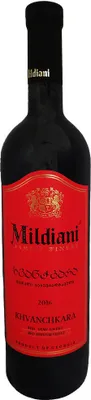 Produktbild von Mildiani Rotwein Khvanchkara 0,75L georgischer Wein lieblich Chwantschkara