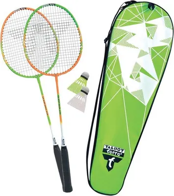 Productafbeelding van Badmintonset voor 2 Spelers met Rackets en Veerballen
