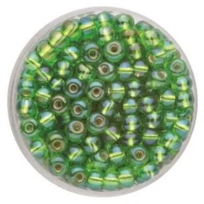 Produktbild von Glorex Rocailles Perlen 4,5 mm 17 g grün