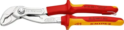 Produktbild von Knipex 87 26 250 T, Schlauchschneidezangen, Metall, Kunststoff, Metall, Kunststoff, Rot, Gelb, 71 mm, 250 mm