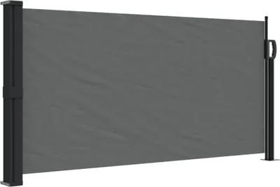 Zdjęcie produktu dla Markiza boczna rozkładana antracytowa 100x500 cm