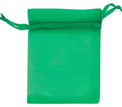 Organza-Beutel 50 Stück Geschenkbeutel Organzabeutel Gastgeschenk 9x7cm grün