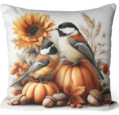 Produktbild von HomeView Herbst Kürbis Dekokissenhülle 40x40 cm