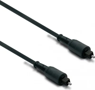 Obrázek produktu pro METRONIC, Toslink audio kabel s optickými vlákny a ohebnou zástrčkou 1,2 m, černý