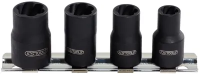 Obrázek produktu pro KS TOOLS 1/4" Spiral-Profil-Stecknuss-Satz 4-tlg 8-13mm 913.1450