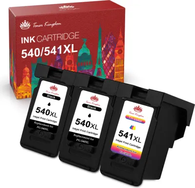 Produktbild von 3 PG-540XL CL-541XL Ersatz für Canon pg540xl cl541xl Canon 540 541 XL Multipack für Canon PIXMA MG3650 MG3550