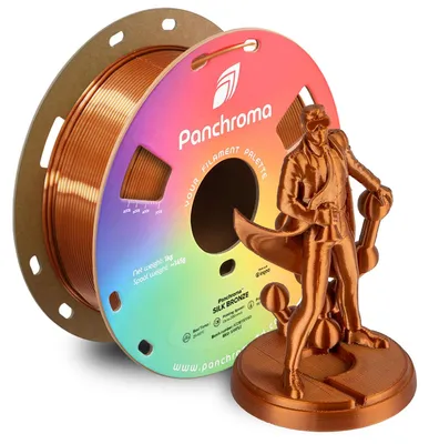Zdjęcie produktu dla PLA Silk, filament 1,75 mm, kolor brązowy, waga 1 kg