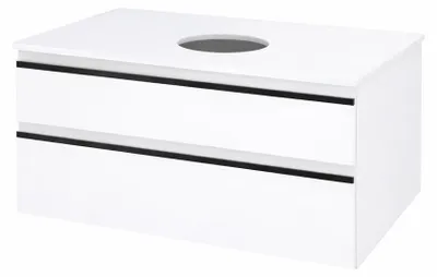 Productafbeelding van Kolpa ALEXIS wastafelonderkast, model OA 80, kleur wit