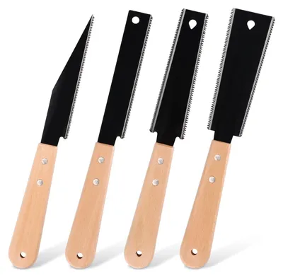 Produktbild von Set aus 4 Japanischen Handsägen für Holzarbeiten