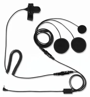 Obrázek produktu pro Sluchátka, intercom pro motocykly, 2,5 mm, s mikrofonem