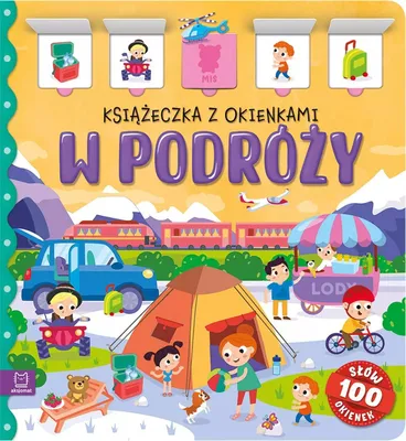 Obrázek produktu pro W podróży. Książeczka z okienkami. 100 okienek - 100 słów