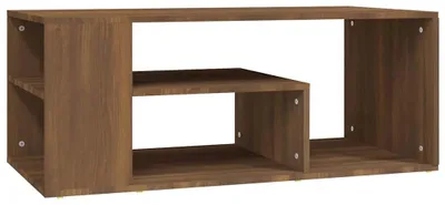 Obrázek produktu pro vidaXL Konferenční stolek Brown Oak Optics 100x50x40 cm Dřevěný materiál