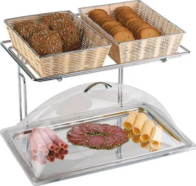 Produktbild von APS Doppeldecker Buffet-Gestell, GN 1/1, Höhe: 380 mm, Länge: 495 mm