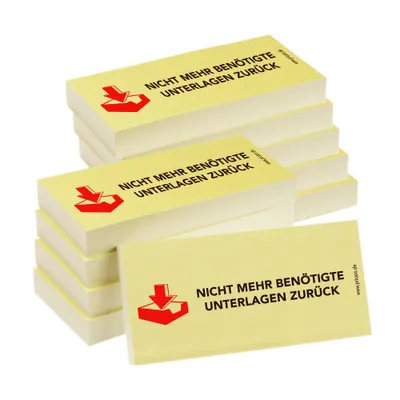 Image de PRICARO Notes repositionnables "Documents en retour", 100 feuilles, 10 pièces