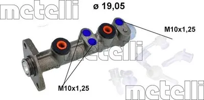 Obrázok produktu pre Pump Ham. Fiat 126 127 128 132 Fiorino 0.6-2.0 73-96