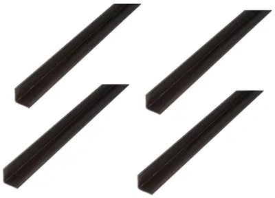 Produktbild von Alberts 4 x Winkelprofil, Stahl roh, 30 x 30 x 3 mm, Länge 1 m