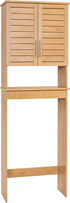 Produktbild von Wc-oberschrank mdf 2 türen + regal mdf - kolonial - Tendance