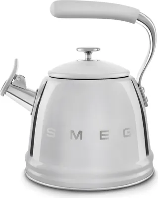 Produktbild von Smeg, Pfeifender Wasserkocher WKF01PK, aus Edelstahl, Fassungsvermögen 2,3 L, abnehmbarer Deckel und Dosierauslauf, kompatibelmit Induktion, rosa