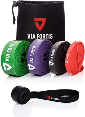 Obrázek produktu pro Gumy s návodem k cvičení a taškou, tréninkové gumy pro fitness a posilování