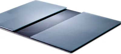 Produktbild von Zeller Herdabdeck-/Schneideplatten "Metall", 2-er Set, Glas 30x52