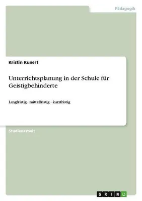 Image de Unterrichtsplanung in der Schule für Geistigbehinderte