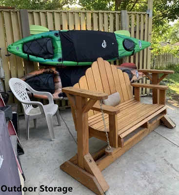 Image de Crochets de rangement pour kayaks, fixation murale, 38,8 cm, adaptés aux canoës et aux planches de surf