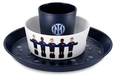 Obrázok produktu pre Sada na raňajky "Inter" zo futbalovej kolekcie, oficiálny licencovaný produkt.