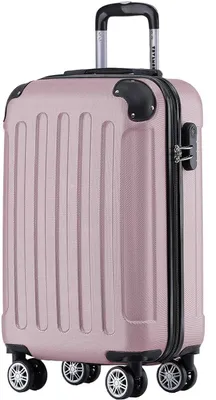 Productafbeelding van Elzusha - Handbagage Koffer Trolley 38L met Cijferslot Lichtgewicht 54x36x20 cm Rose Goud
