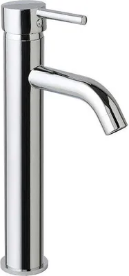 Immagine prodotto di Rubinetto miscelatore alto cromato per lavabo da appoggio | Fassa