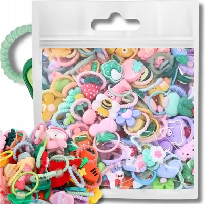 Produktbild von EDIBAZZAR | Haarbänder, Haargummis, 40er Set Haarbänder für Mädchen, bunt