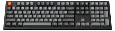 Zdjęcie produktu dla Keychron K10 Max QMK, Pełnowymiarowy (100%), Przewodowy i Bezprzewodowy, USB + RF Wireless + Bluetooth, Mechaniczna, RGB LED, Czarny