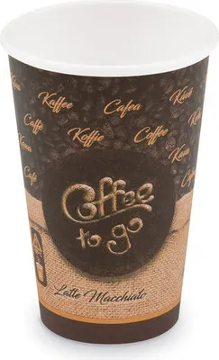 Produktbild von 100x Kaffeebecher L 'Coffee To Go' Mocaccino Cappuccino Melange 250ml 330ml