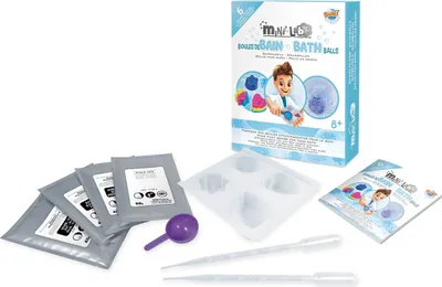 Produktbild von Buki Mini Lab Bath Balls, Experimentier-Set, Chemie, 8 Jahr(e), Mehrfarbig